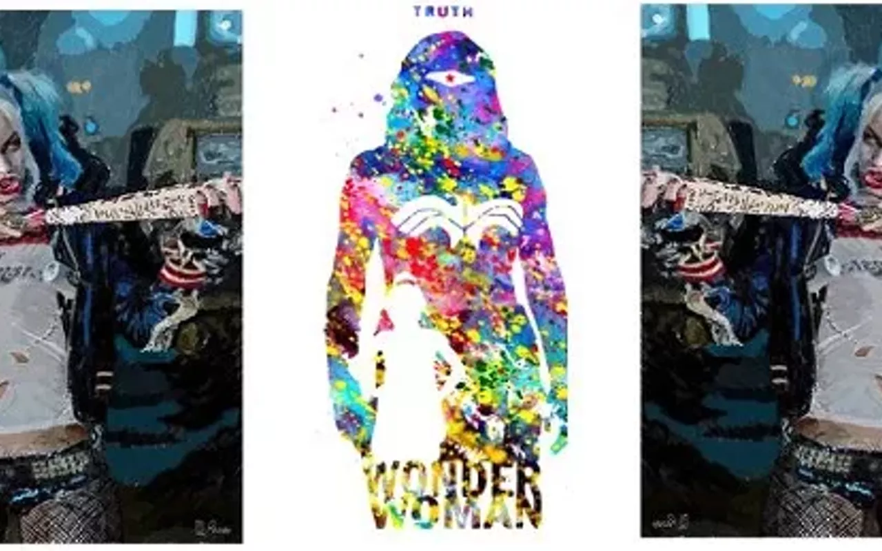 Image: Female Superhero Art Walk