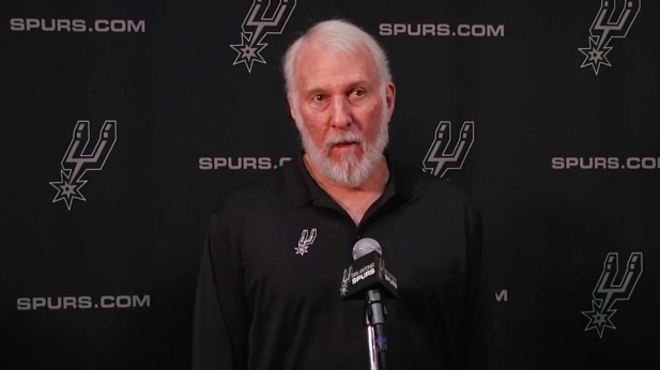 Coach Pop Sounds Off About Trump's Attack on NBA, NFL