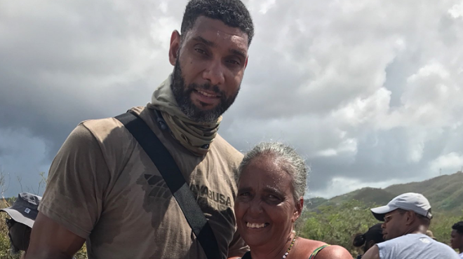 Tim Duncan and H-E-B Donated Supplies to U.S. Virgin Islands for Hurricane Irma Relief