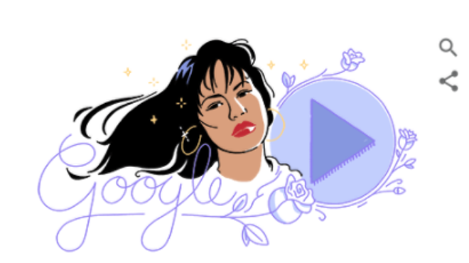 Selena is on the Google Homepage Because She's the Queen of Tejano and Our Hearts