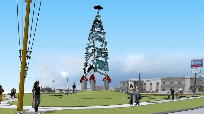 Cruz Ortiz is Making a 60-foot Tower Inspired by Selena, Folk Stories on the South Side