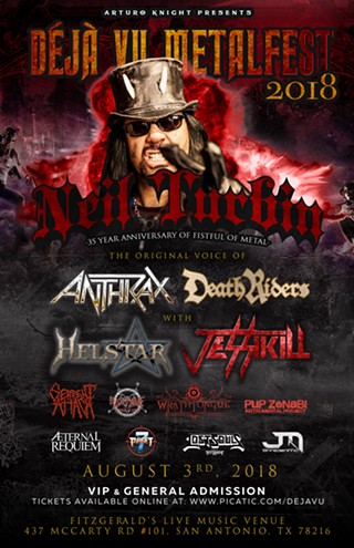 Déjà Vu MetalFest: Neil Turbin of Anthrax