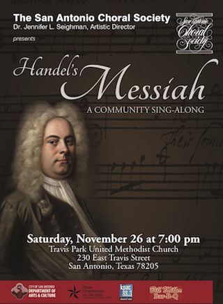 3rd Annual Messiah Sing-Along presented by the San Antonio Choral Society