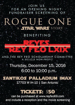 Star Wars: Rogue One, VIP Advanced Screening with Rey Feo