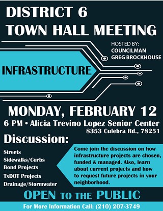 District 6 Infrastructure Town Hall Meeting