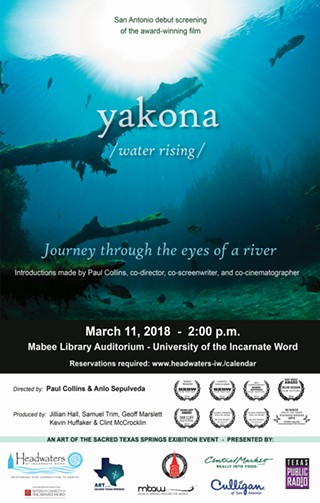 San Antonio Debut Screening of Yakona (water rising)