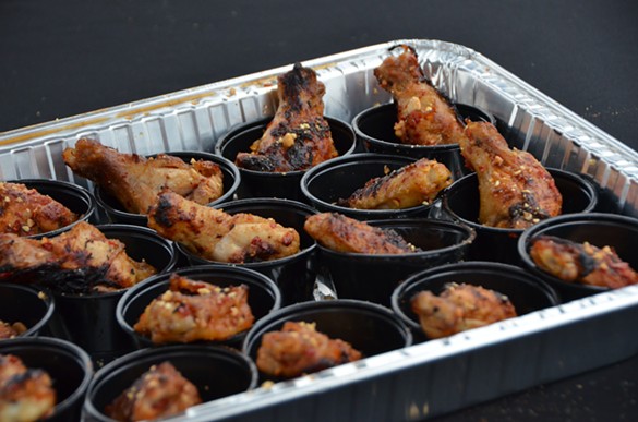 Finger-Lickin' Scenes From the Inaugural Wings &amp; Beer Fest