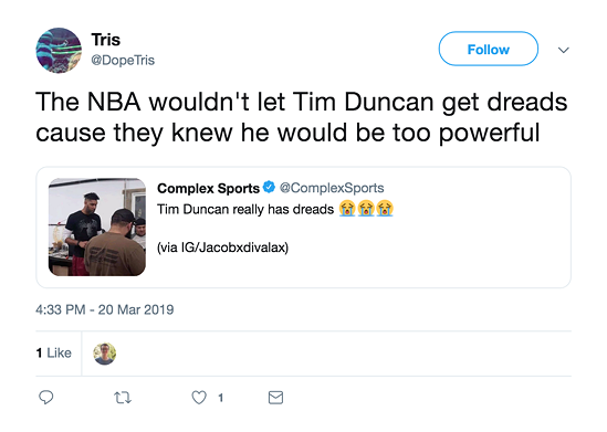 People Have a Lot of Feelings About Tim Duncan Having Dreads Now