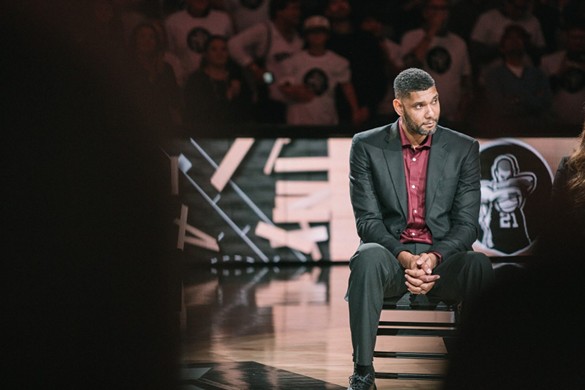Tim Duncan's Jersey Retirement Brings an Emotional Night to AT&T Center