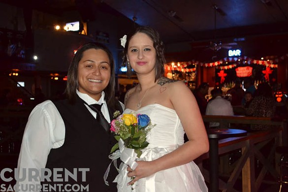 These San Antonio LGBT couples refused to wait for Texas to change its ways, so they married symbolically in marathon ceremony at the Country Saloon.