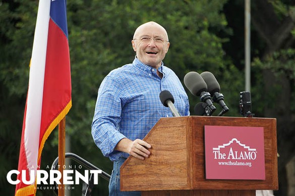 Photos from Phil Collins Announcing His Alamo Gift to Texas