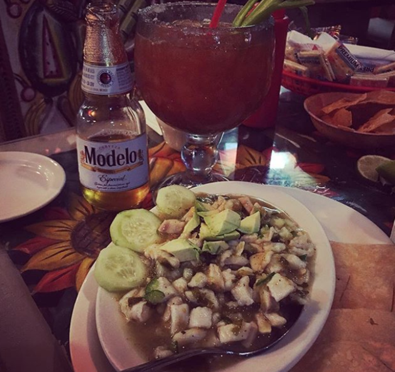 Camaron Pelado
2918 W Commerce St., (210) 434-6700, camaronpeladotogo.com
Ceviche is your go-to at this spot, but don’t miss out on shrimp quesadillas.
Photo via Instagram / gensanchez18