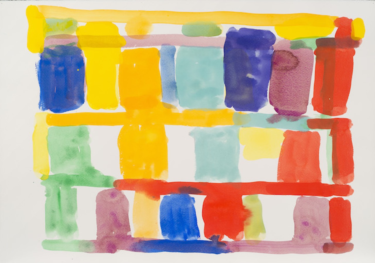 Stanley Whitney, Untitled, 2014. Gouache on paper.