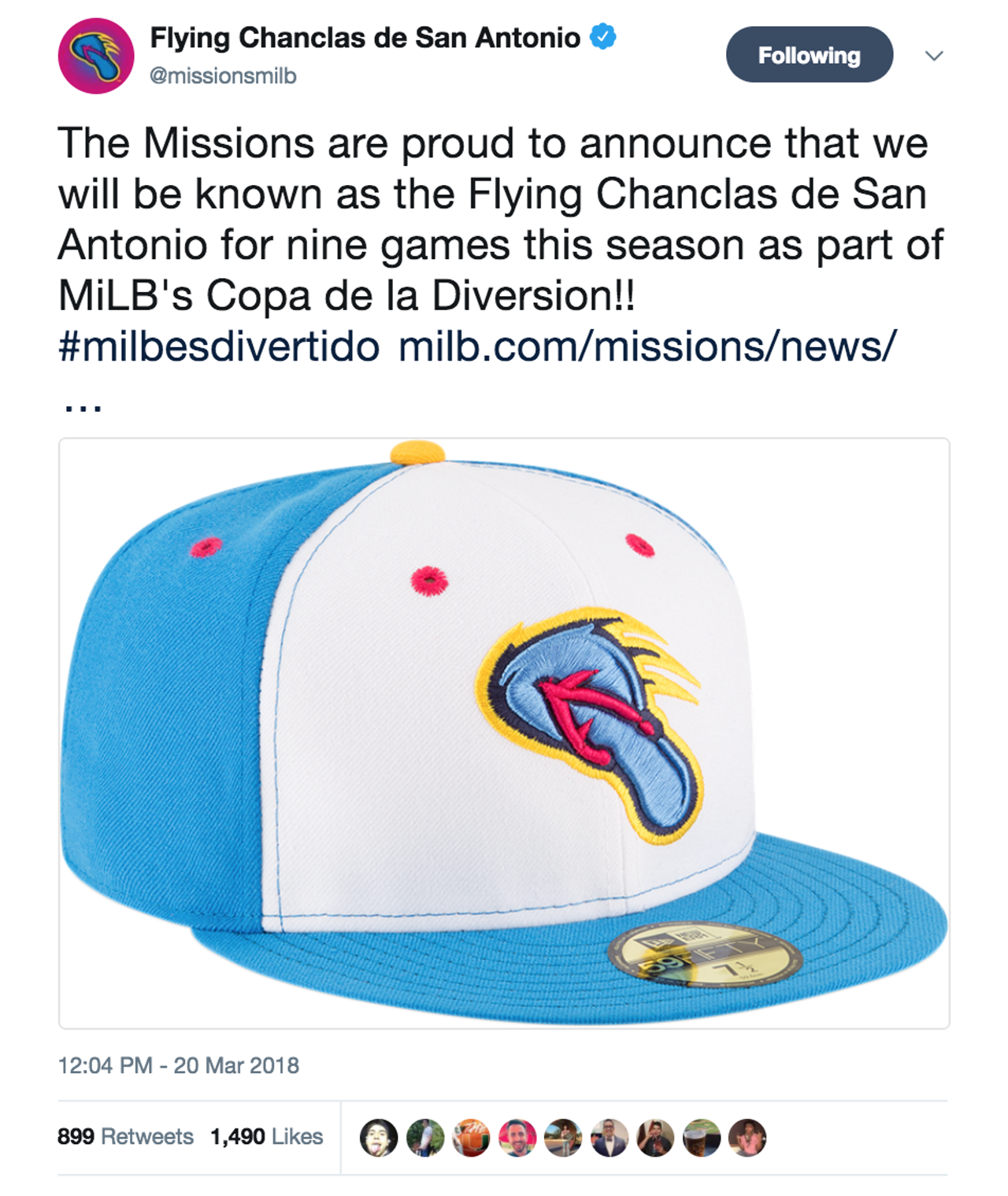 Local Baseball Team Renamed 'Flying Chanclas de San Antonio' & Twitter Loves It