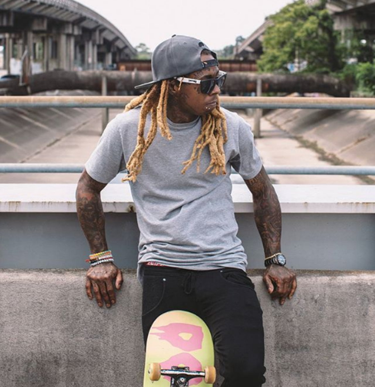 Lil Wayne – “Burn”
"Stop stuntin' if you ballin' buy your bitch something
Stayed on the same team like Tim Duncan."
Photo via Instagram / liltunechi