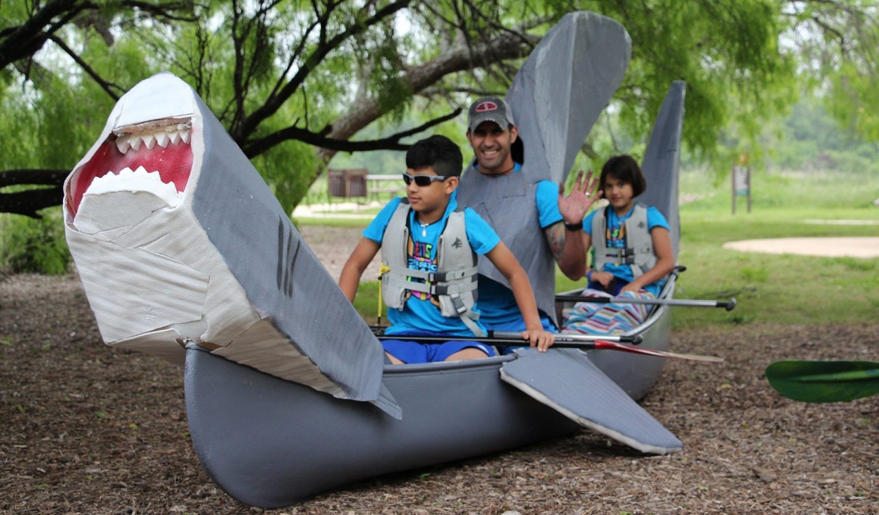 Mission Reach Flotilla Festival
Mission Reach is super cool anytime of the year, but especially during Fiesta. This fest offers a costume contest and parade as well as the Flotilla paddle. Free, 11am-5pm, Sat Apr. 21, Mission Park Pavillions, 6030 Padre, (210) 224-2694, fiesta-sa.org.