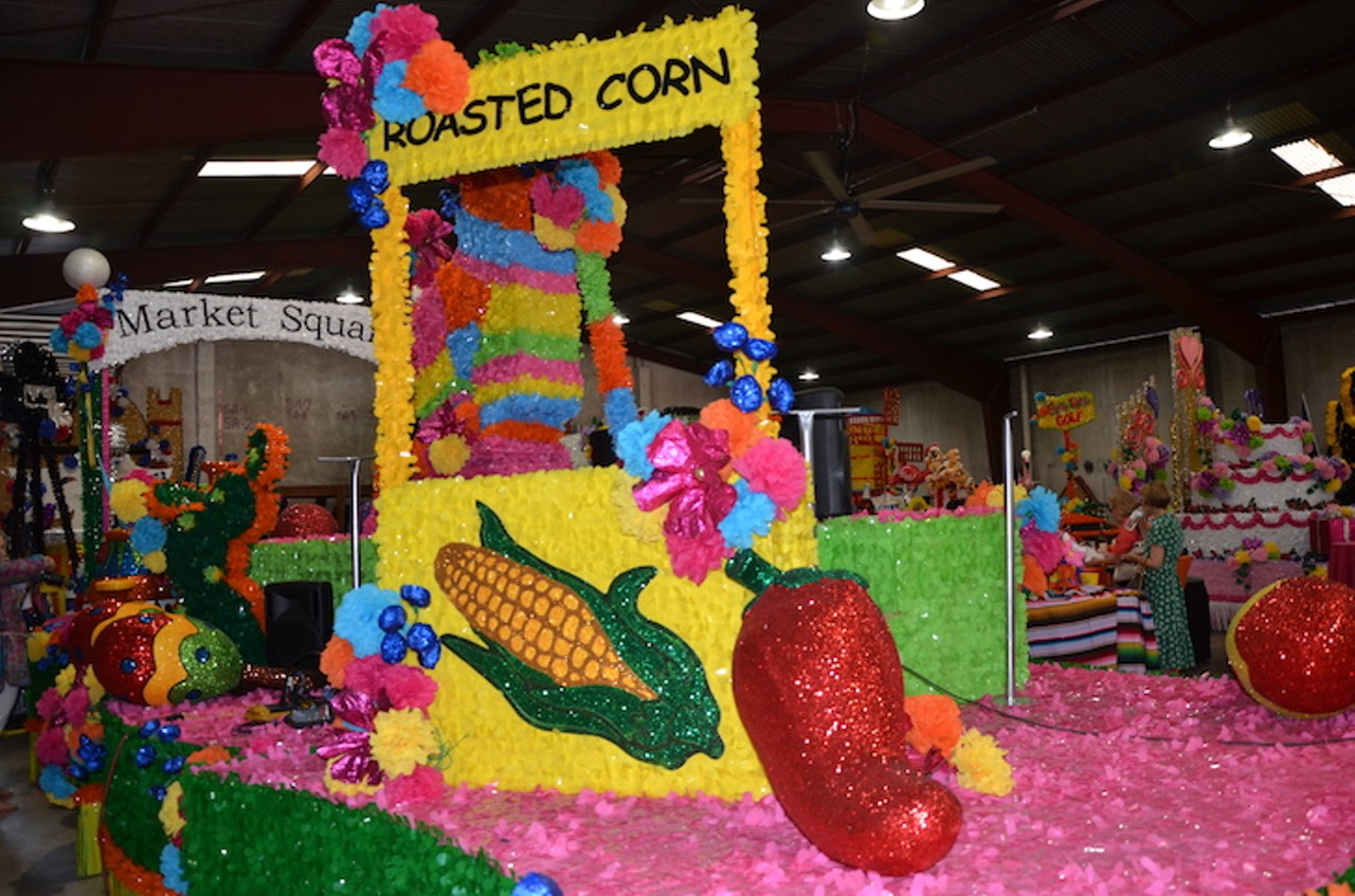 Sneak Peek of Some of This Year's Most Inventive Battle of Flowers Parade Floats
