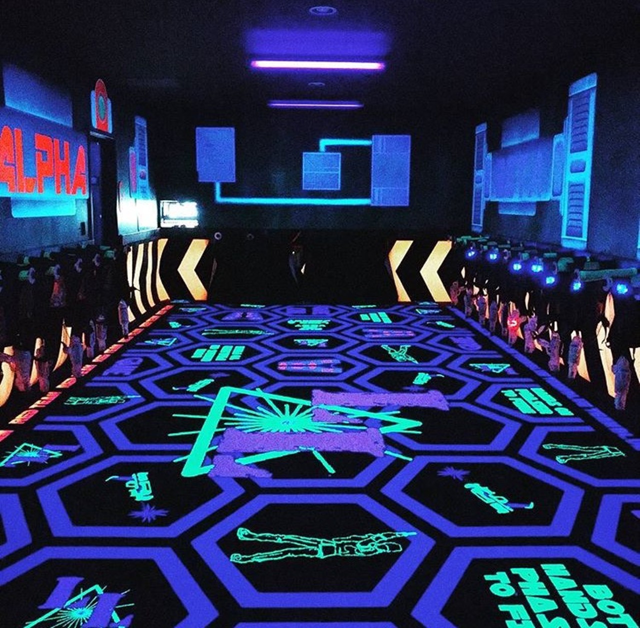 Laser Legend
7505 N Loop 1604 East #101, (210) 444-9025, laserlegend.com
Competitive families can test out their battle skills in an obstacle filled black light arena or enjoy an arcade decked out with the new and vintage games.
Photo via Instagram / laserlegend