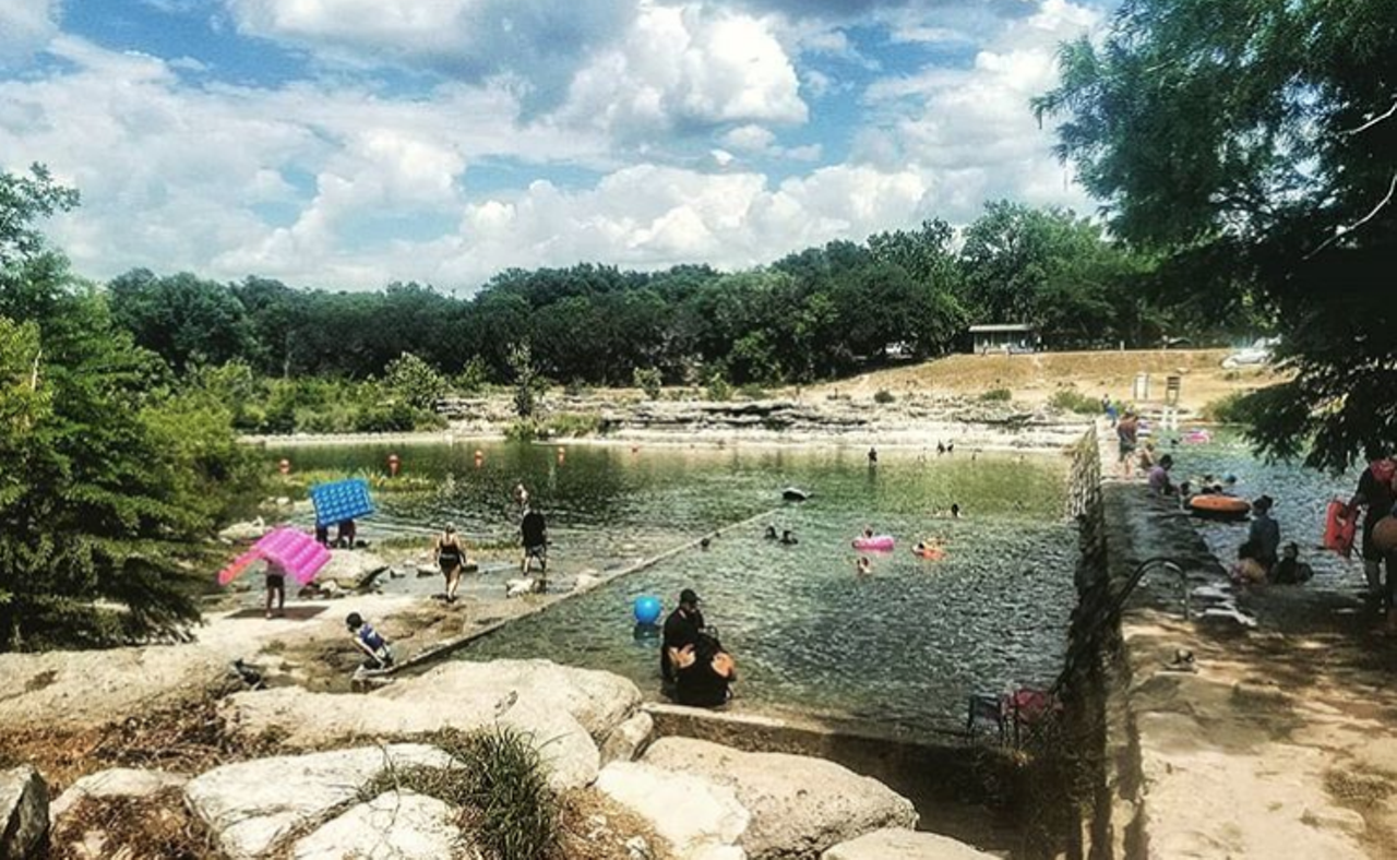 Blanco River
101 Park Rd 23, Blanco, tpwd.texas.gov
Photo via Instagram / camibabie420