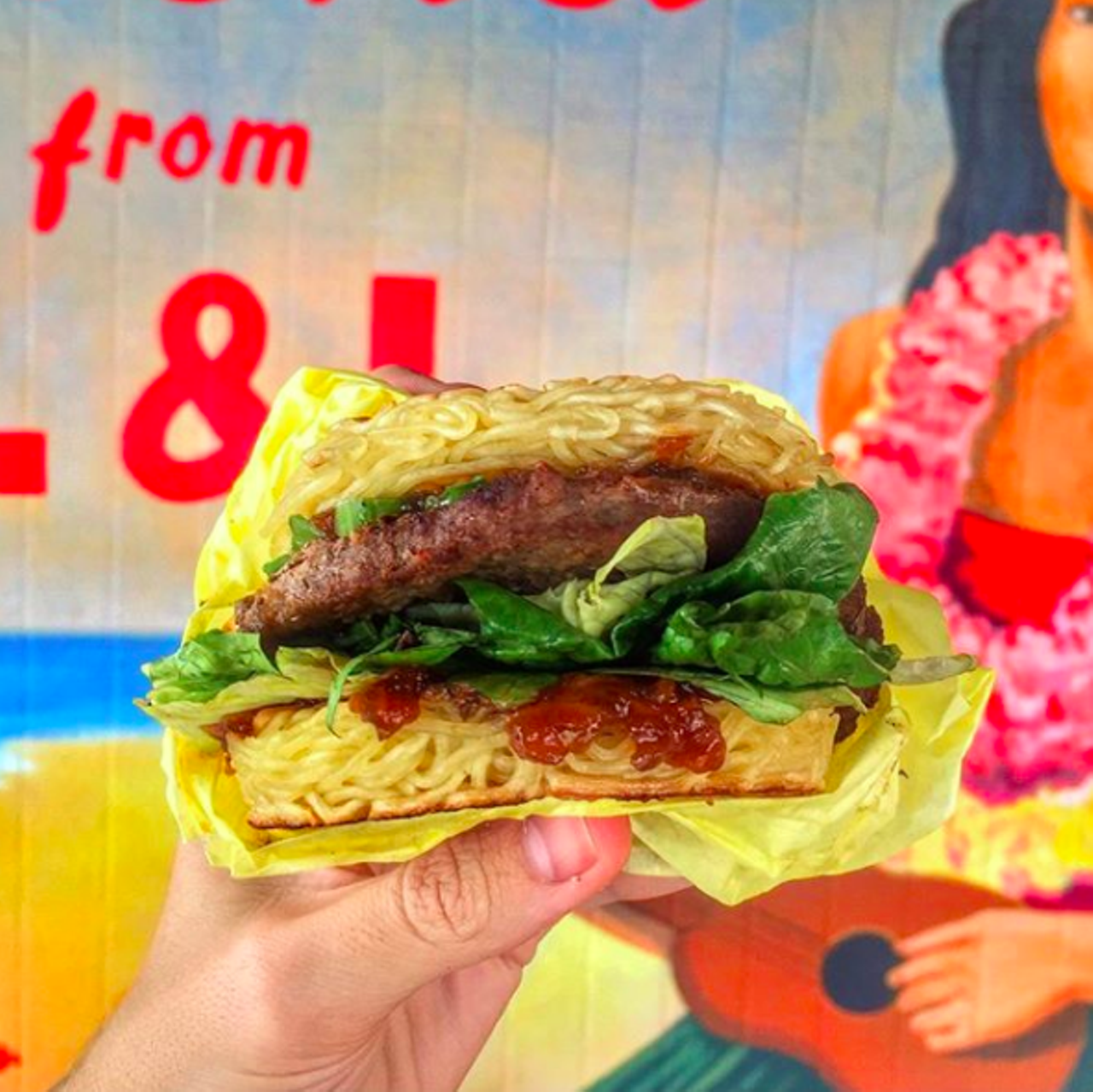 L & L Hawaiian Grill
1302 Austin Hwy #1, (210) 474-6699, llhawaiiangrill.com
Transport yourself to the island and order up treats like a local. Opt for the ramen burger or go for something more traditional like the moco loco (don’t let the name fool you).
Photo via Instagram / safood.e