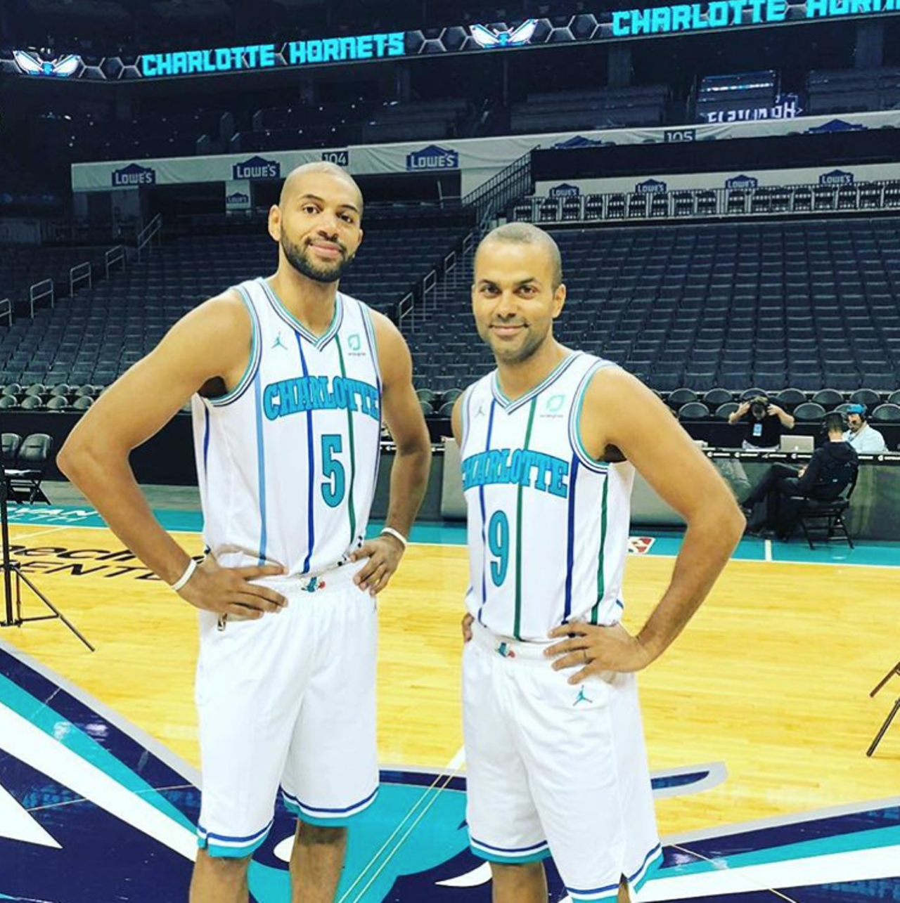 Tony Parker in a Hornets uniform
We don’t know whether to laugh or cry, so maybe we’ll do both. Tony Parker in anything other than a Spurs jersey looks weird AF, but if you’re a true fan and already have his Hornets jersey, you might as well pay tribute to the Frenchman.
Photo via Instagram / _tonyparker09