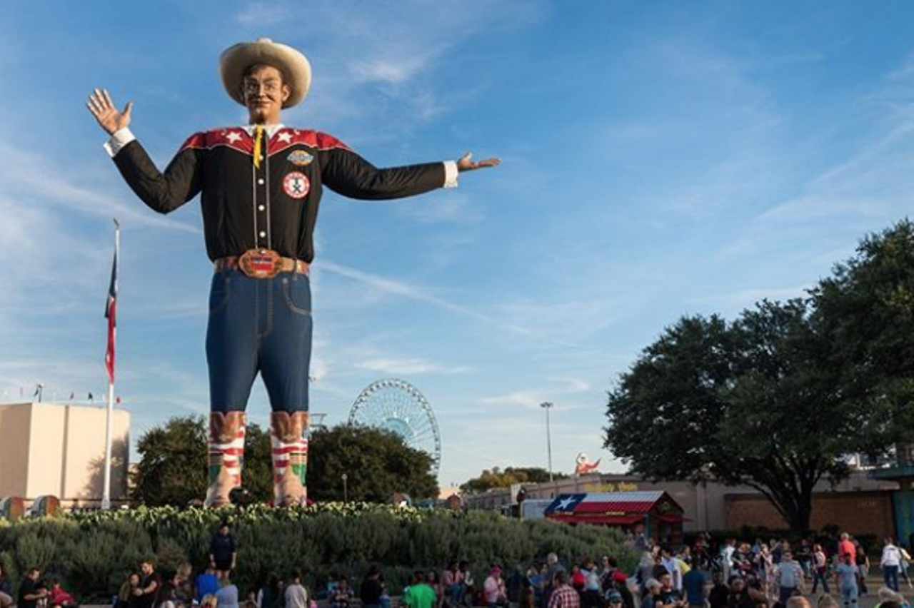 State Fair of Texas
$18+, Sept. 27-Oct. 20, Fair Park, 1300 Robert B Cullum Blvd, Dallas, bigtex.com
Held annually in Dallas, the state fair brings the biggest and best carnival fare you will sinfully enjoy. It also brings a crapload of live entertainment! With three stages plus a square reserved for performances by U.S. Marine Drum & Bugle Corps and a garden with relaxing tunes, you’ll have your pick from plenty of artists and vibes depending on how you want to jam out. No lineup yet, but you can expect to have a blast no matter who’s playing.
Photo via Instagram / statefairoftx