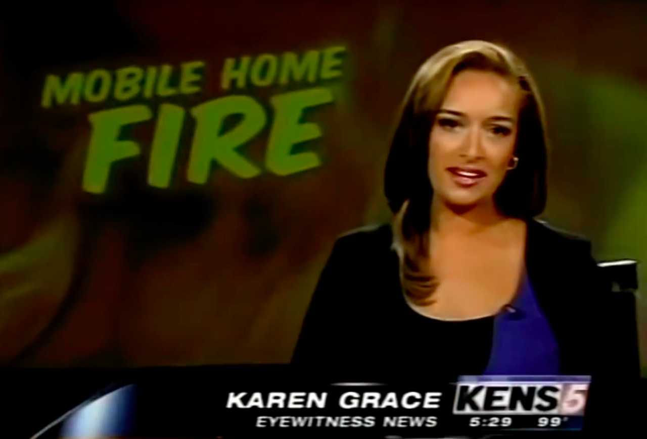 Karen Grace
Covering weekend news for more than a decade, viewers got used to seeing Karen Grace. After taking a medical leave for health issues, Grace decided to resign from KENS 5 in 2017. She now works with charities, but hopes to return to television.
Photo via YouTube / dma37dude