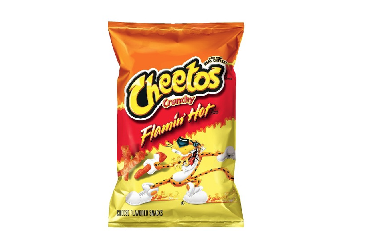 While sharing a bag of Hot Cheetos
If there isn’t Hot Cheeto dust on their fingers in the snap showing off the ring, are you even from San Antonio?
Photo courtesy of Frito-Lay