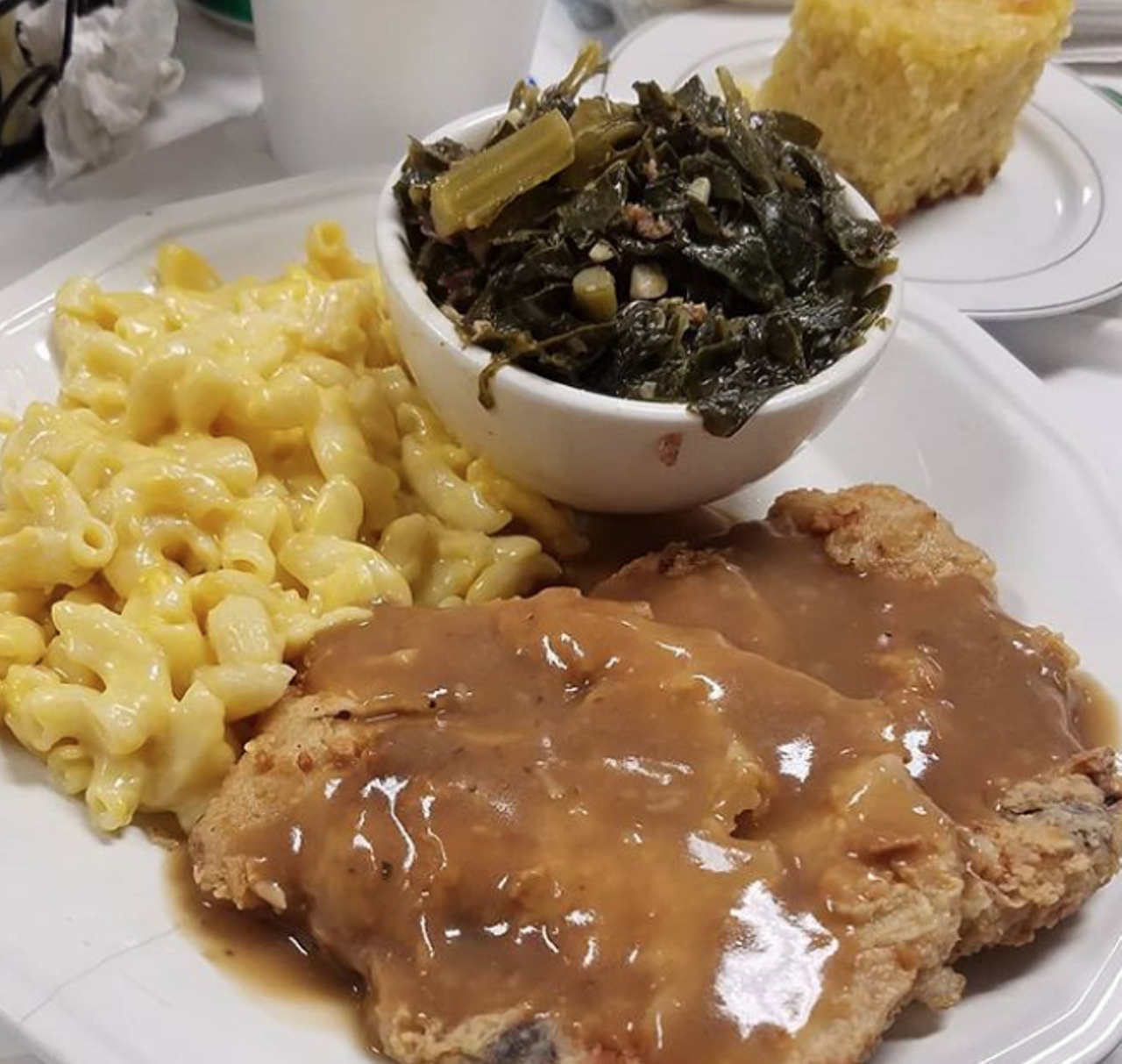Mr. A Ok’s Kitchen
4403 Rittiman Road, (210) 642-4181, mraokskitchen.com
Chef Steven Harris has been active in SA’s food scene for more than two decades, and opened his restaurant in June 2018. Inspired to become a chef after seeing his mother and grandmother make from-scratch Southern fare, Harris today brings the cuisine to San Antonians with Mr. A Ok’s Kitchen, named after his late father. Expect the classics or go for something new, like the Grilled Cheese Meatloaf.
Photo via Instagram / ang_e210