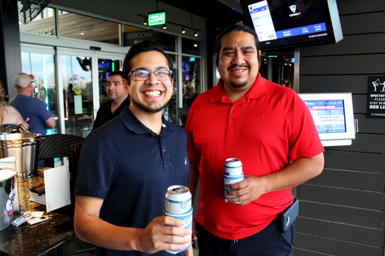 Happy Hour at Topgolf With Shiner Beer