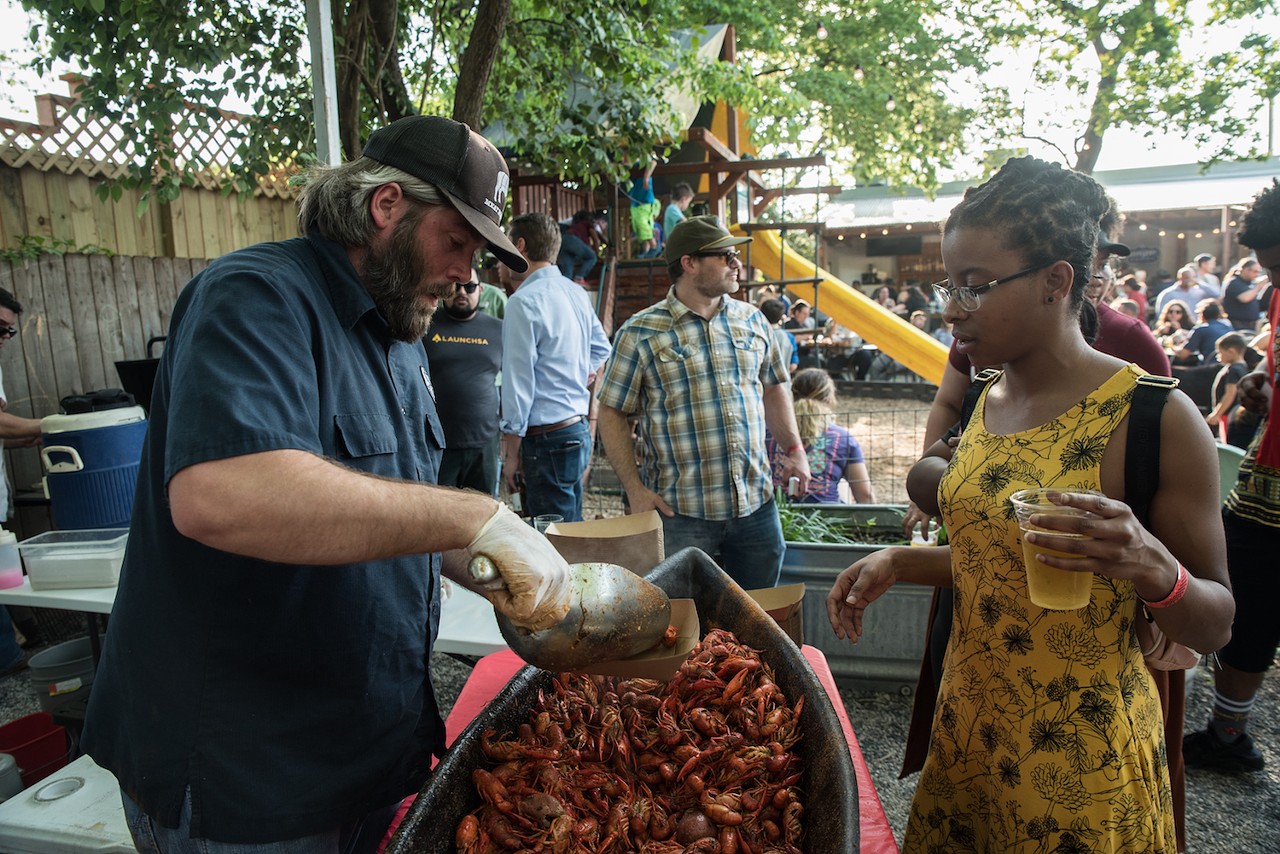 Everything You Missed at the Third Annual Crawfish Boil at the Pig Pen