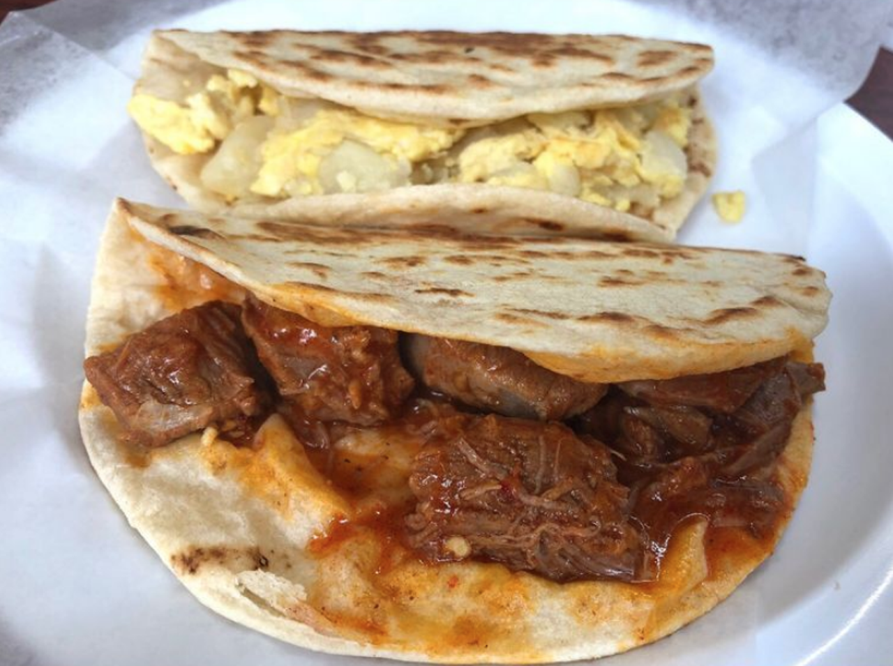 Losoya's Taqueria
13444 West Ave No100, (210) 495-5999, losoyas.restaurant
When a taqueria is only open for breakfast and lunch, you can expect for the food to be absolutely fire. This laid-back spot offers more than 20 varieties of breakfast tacos, plus nearly 10 types of breakfast burritos, which will hit the spot for when you’re extra hungry.
Photo via Yelp / Lou C.
