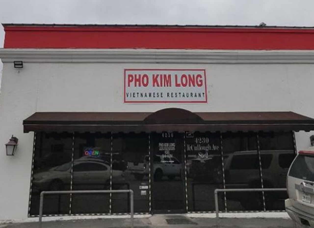 Pho Kim Long
4230 McCullough Ave #2, (210) 829-8021
Get the giggles out of the way before you head to Pho Kim Long. The joint carries pho favorites in massive bowls, vermicelli bun and Vietnamese sandwiches on soft bollilos.
Photo via Instagram / seeking_champange210