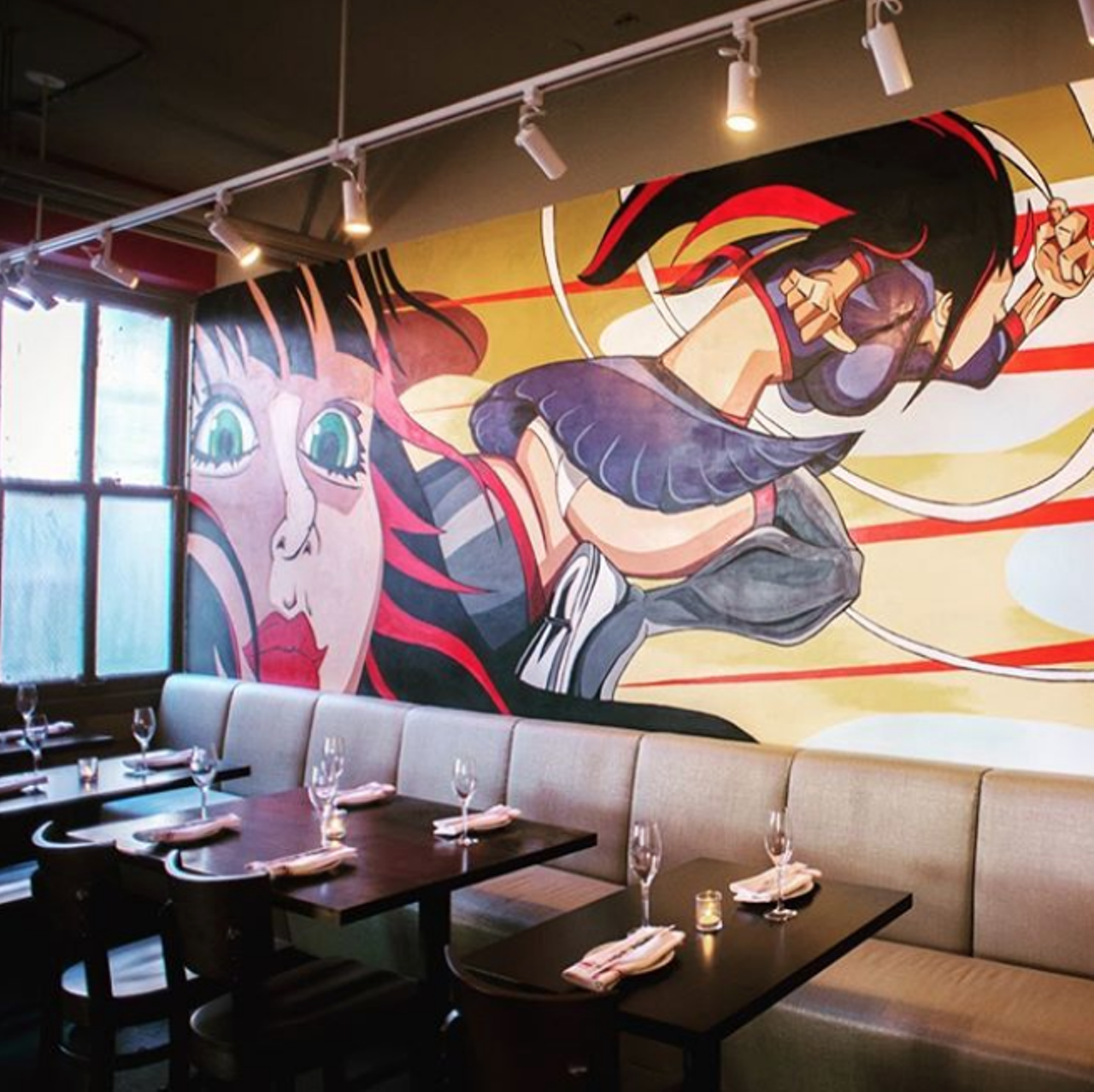 Sukeban
1420 S Alamo St, facebook.com/sukebansushi
With an aesthetic solidified by Japanese graffiti, this trendy spot is go-to for sushi and champagne. On the wine list you’ll find solid options for when you just want a damn drink..
Photo via Instagram / sukebansushi