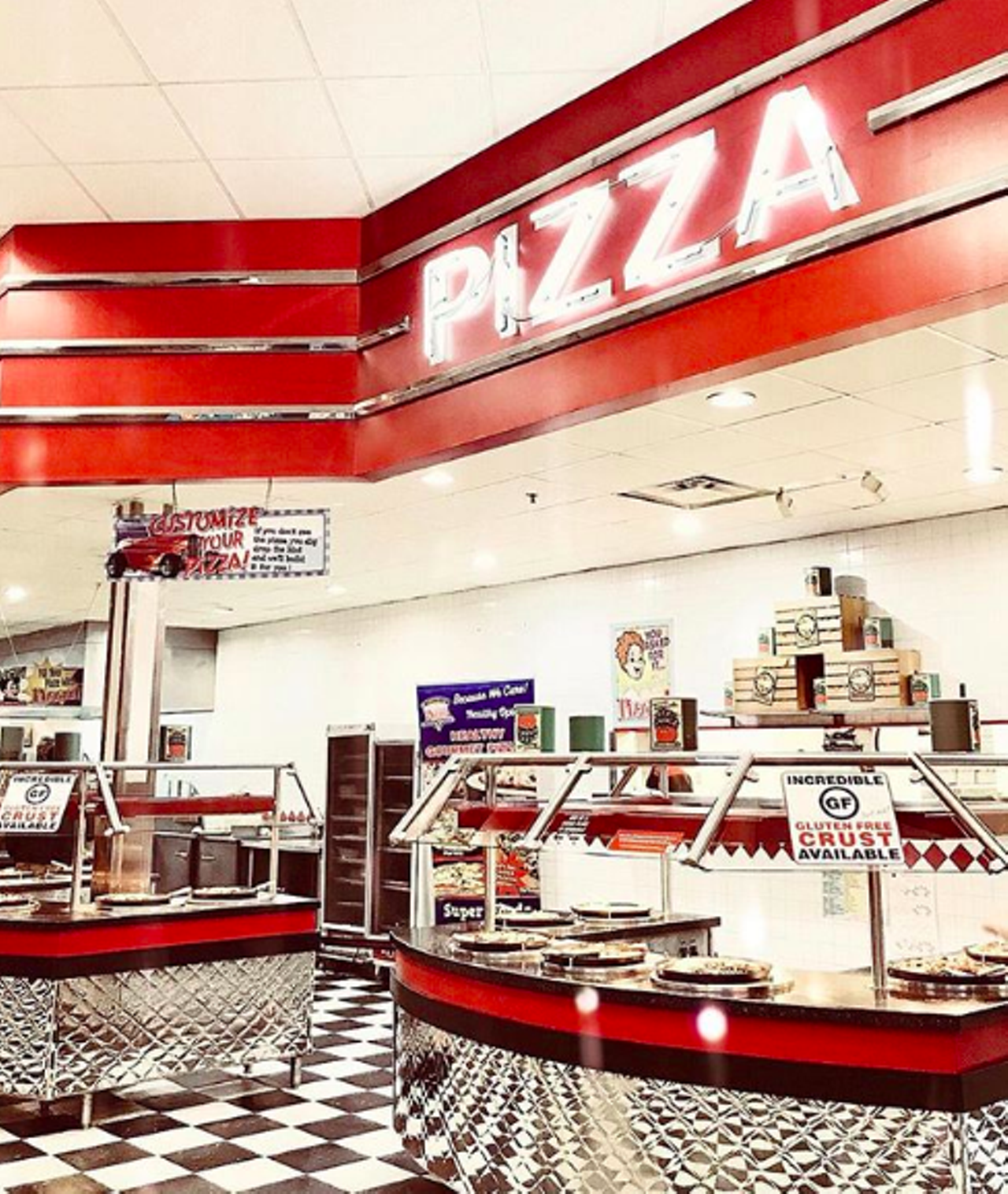 Incredible Pizza Co.
11743 West Ave, (210) 610-6086, incrediblepizza.com
While not all kids can eat free here, little ones age 3 and under can score a free buffet meal any day of the week.
Photo via Instagram / tally.dilbert