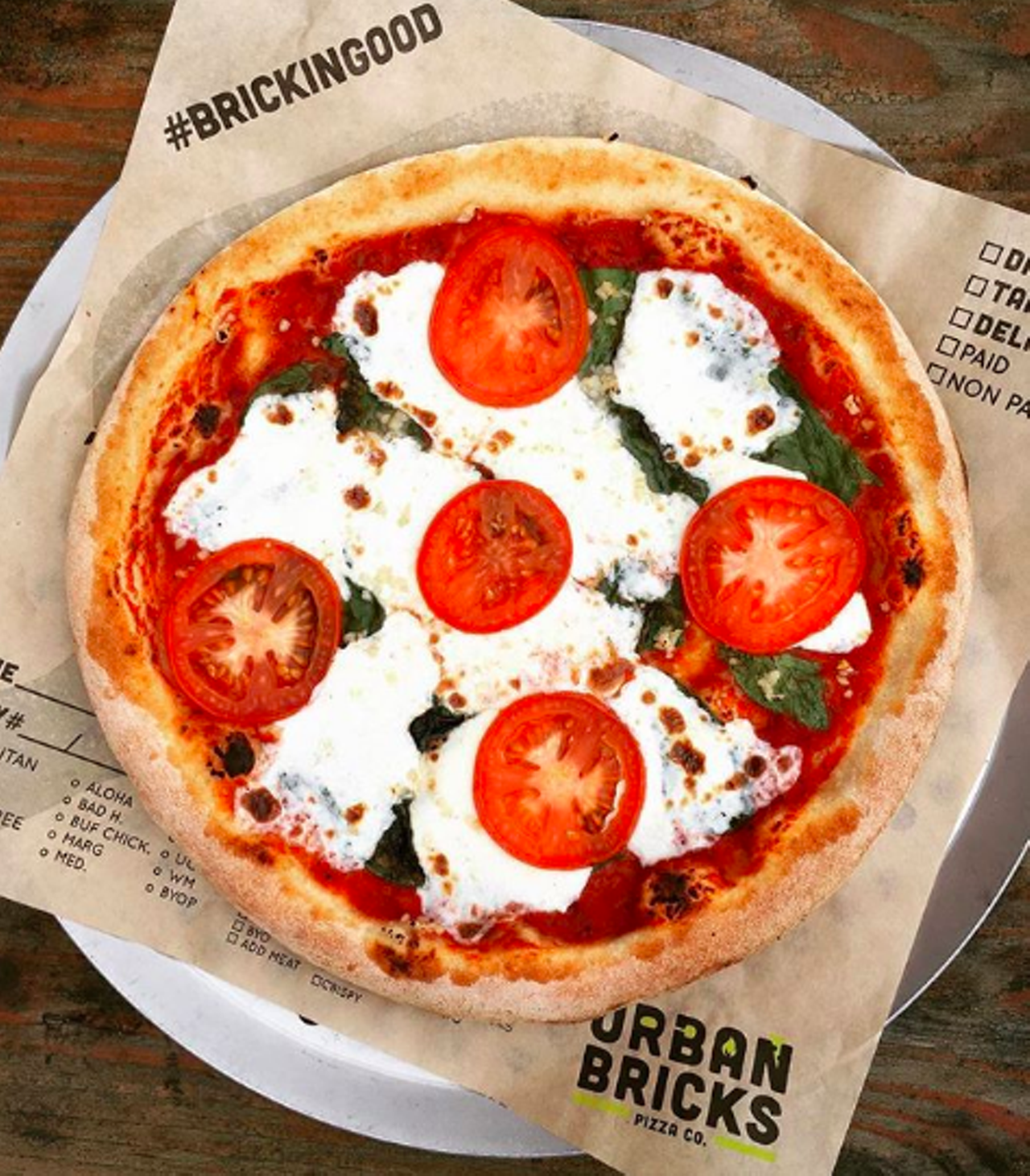 Urban Bricks Pizza Co.
Multiple locations, urbanbricks.com
Not only is Urban Bricks super fast and customizable, it’s also free! On Monday nights, kids 12 and under can get a free half-sheet pizza with the purchase of a regular pizza. You can’t go wrong here!
Photo via Instagram / urbanbrickspizza