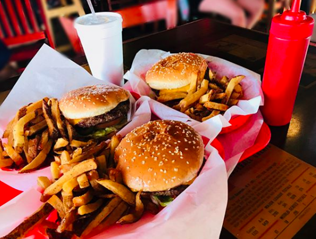 Babe’s Old Fashioned Food
Multiple locations, babeshamburgers.com
Kids under 9 can eat for free any time, any day of the week! Parents just have to purchase an adult entree and a beverage of their choice to claim the free grub.
Photo via Instagram / bite_me_texas_foodie