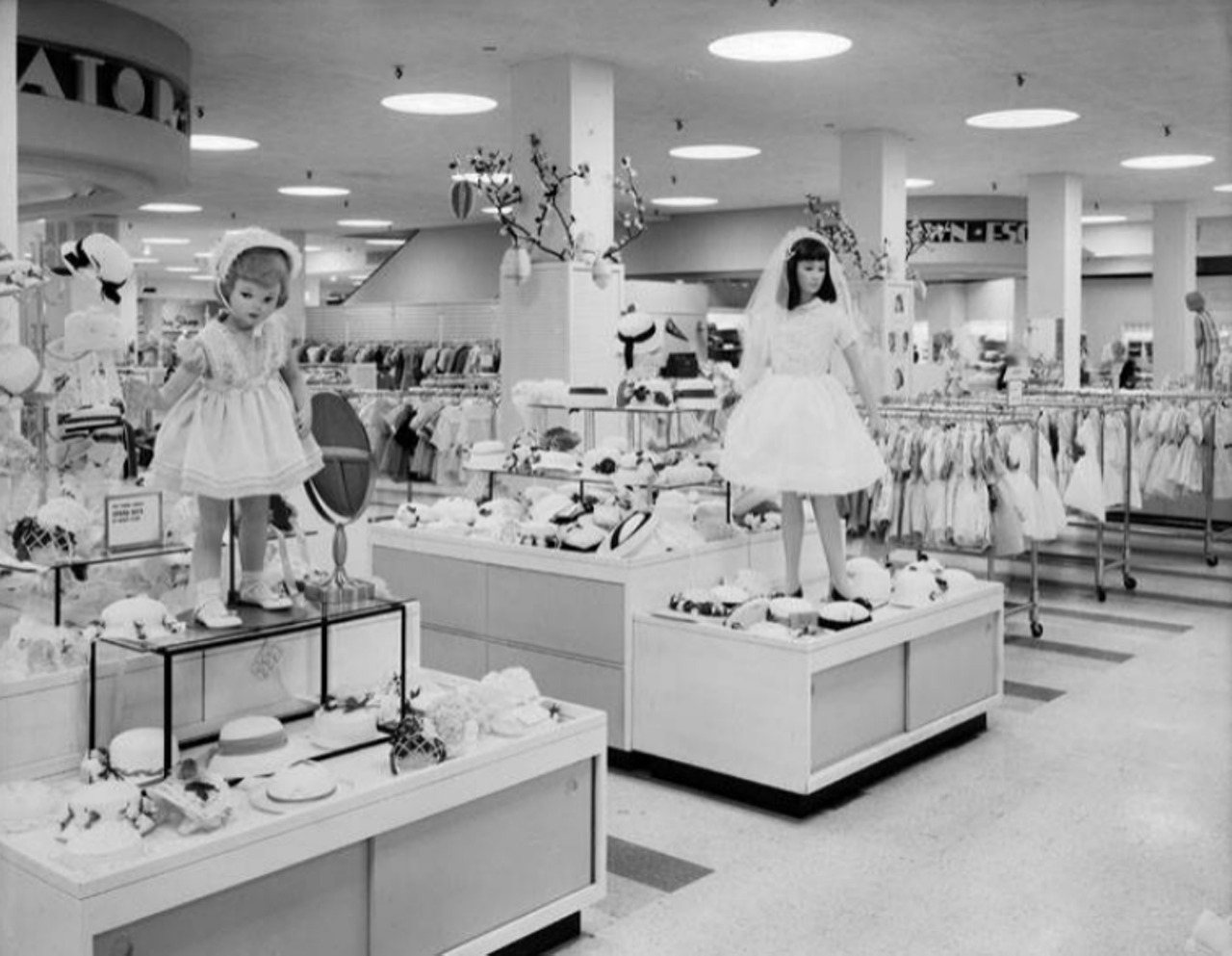 Little girls became little princesses thanks to the fashions from Joske's.