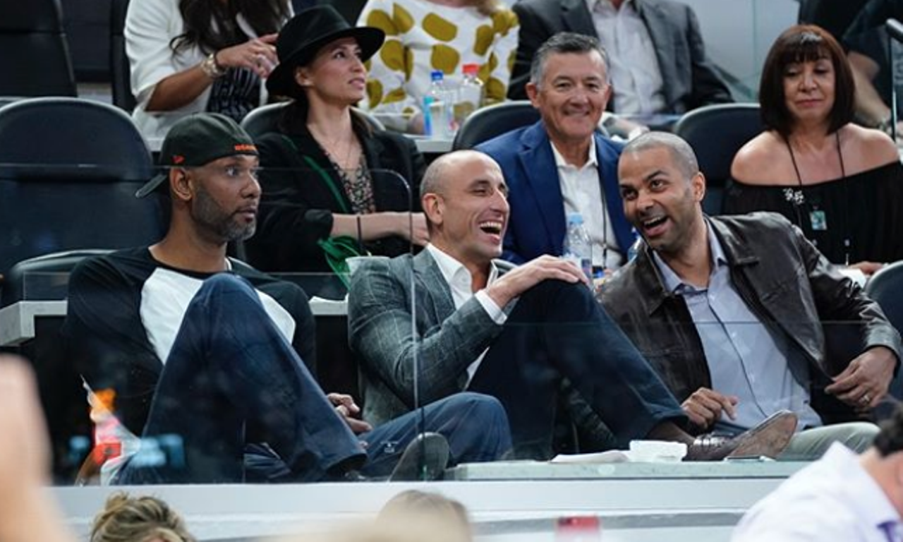 Tim Duncan, Manu Ginobili and Tony Parker all enjoying retirement
While we miss the Big Three living it up on the basketball court, it’s still super romantic to think of the iconic Spurs players still being friends in their life after retirement. Have fun with how you dress up and channel their very different energies.
Photo via Instagram / spurs