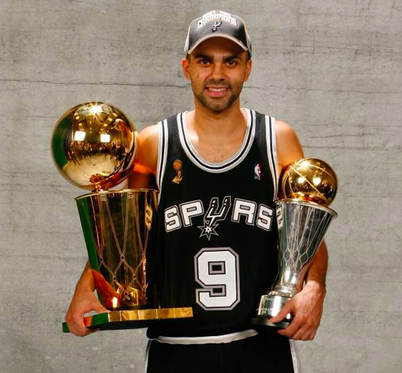 He completely earned the Finals MVP award in 2007.
On top of winning his third championship with the Spurs, Tony had a lot to celebrate in 2007 as he was the Finals MVP at age 25. While he had been with the team for a few seasons, this was when he really came into his element and showed the basketball world just how badass he was. With the feat he also became the first international player to win the award.
Photo by Nathaniel S. Butler/Getty Images