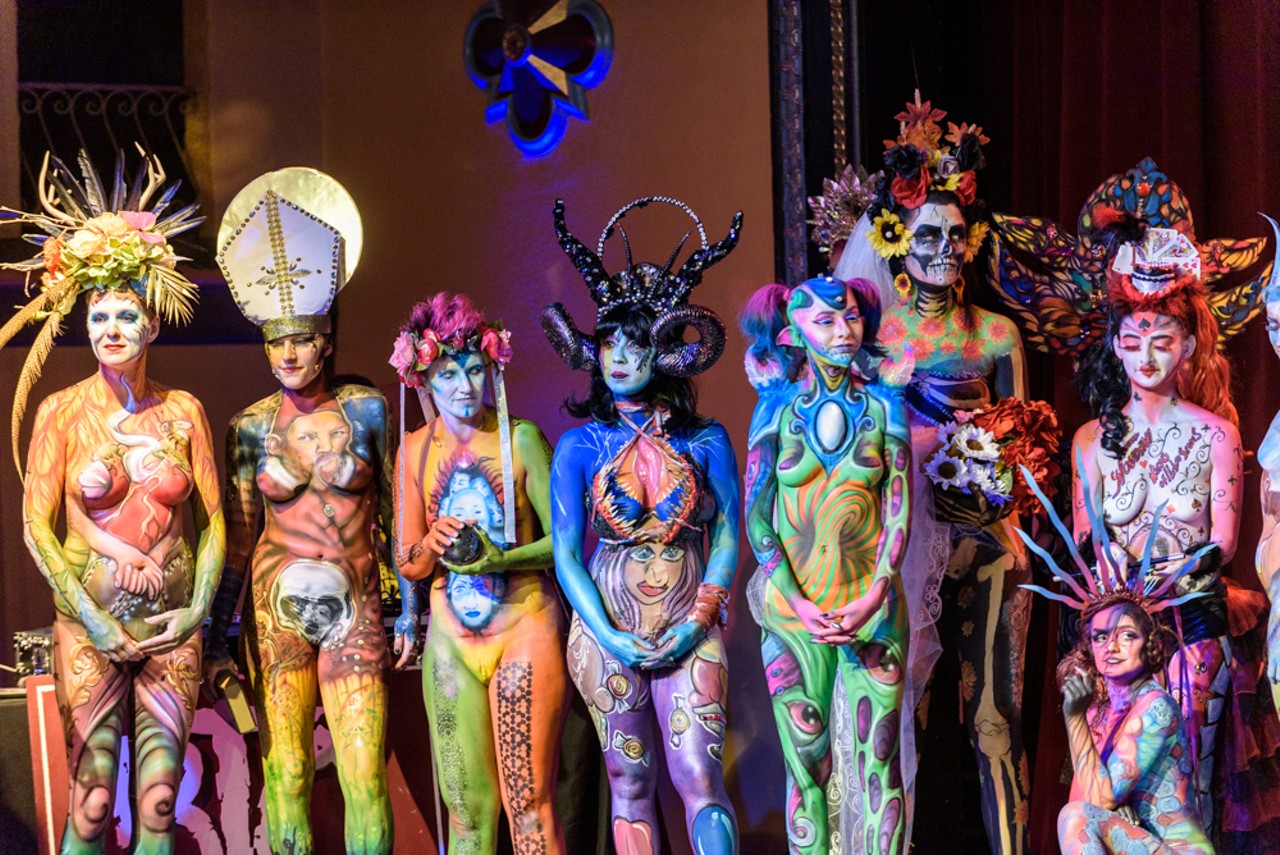 Sexy, Colorful Moments from the 2019 Texas Body Paint Competition