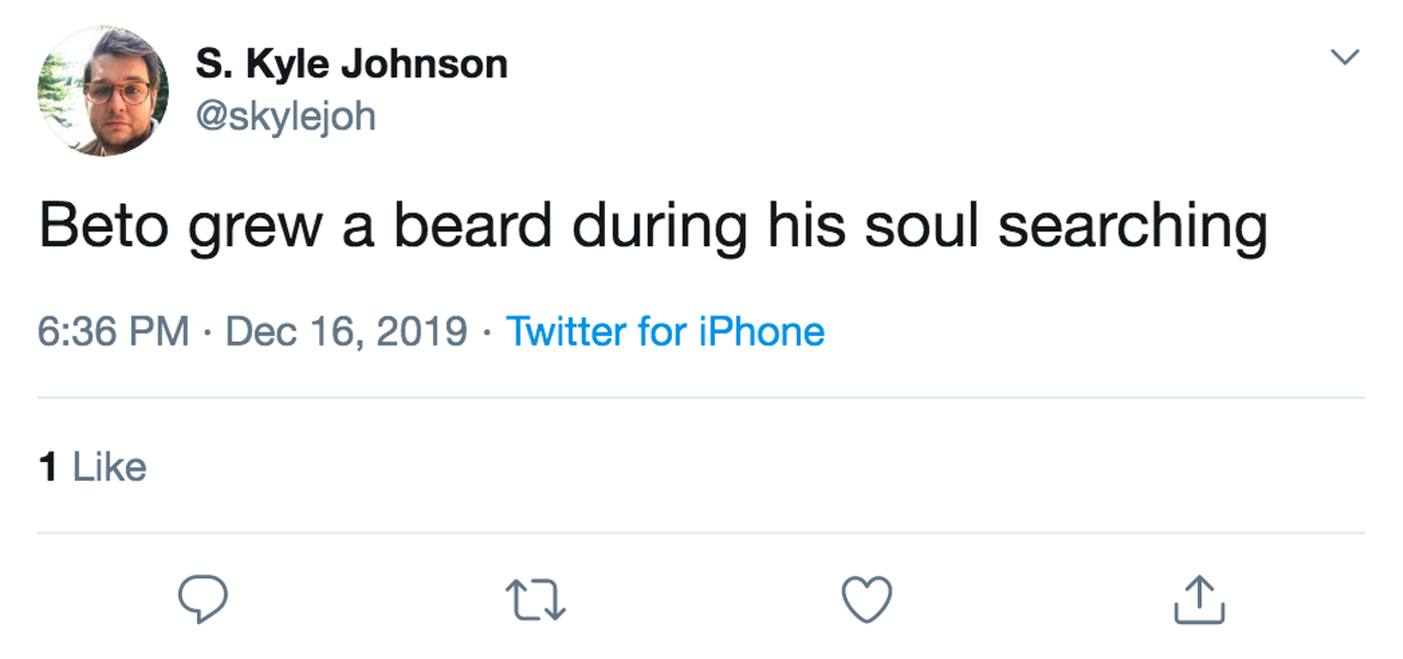 People Have Mixed Feelings About Beto O'Rourke's Beard