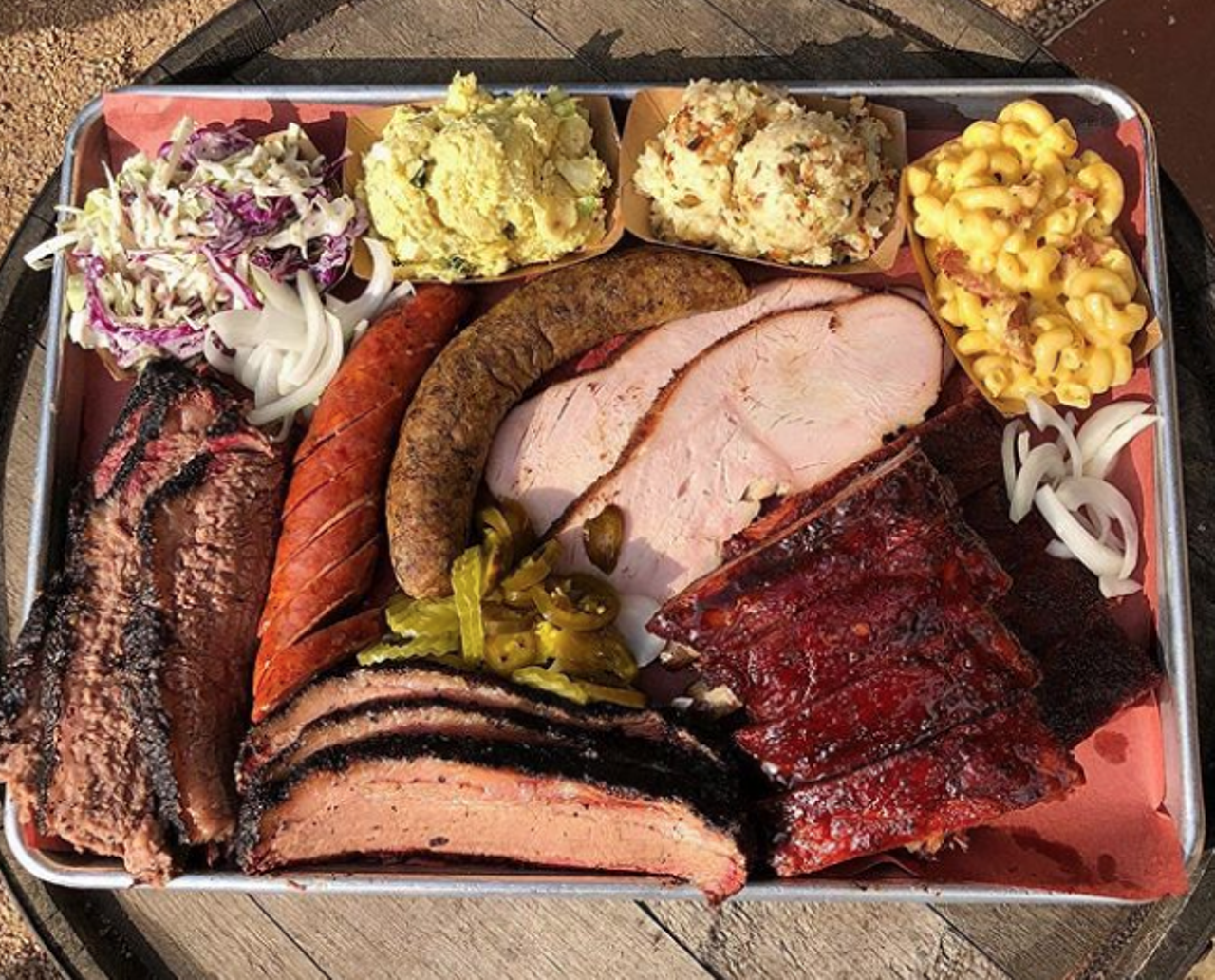 Pinkerton’s BBQ
One of Houston’s most celebrated barbecue spots is expected to open a second location at Weston Urban Park in 2020. Led by Pitmaster Grant Pinkerton, the downtown San Antonio location will offer classic favorites such as brisket, pulled pork and smoked sausage, in addition to Texas craft brews and spirits. 
Photo via Instagram / pinkertonsbbq