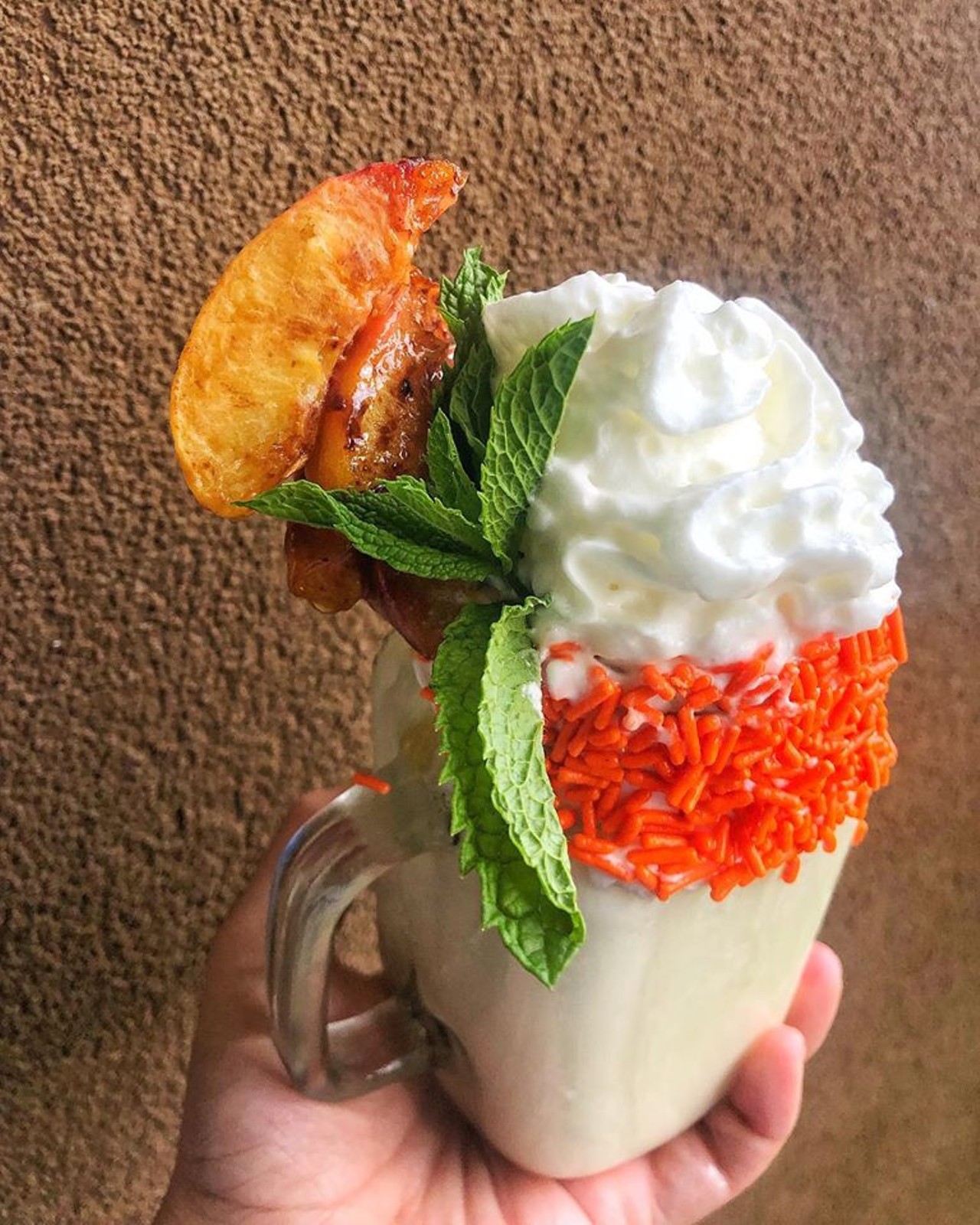Last year, Milkshake Mode teamed up with Pallini Liqueur for United We Brunch, serving up these DELICIOUS peach bellini milkshakes.