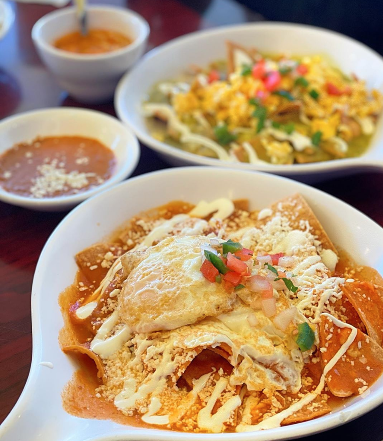 Vida Mia Mexican Cuisine
19141 Stone Oak Pkwy #803, (210) 490-2011, vidamiacuisine.com
Head to this Stone Oak eatery to take in some real-deal Mexican bites. Albondigas soup, asada de puerco, tampiquena and some out-of-this-world chilaquiles — you can find it all here.
Photo via Instagram / 210foodaddicts