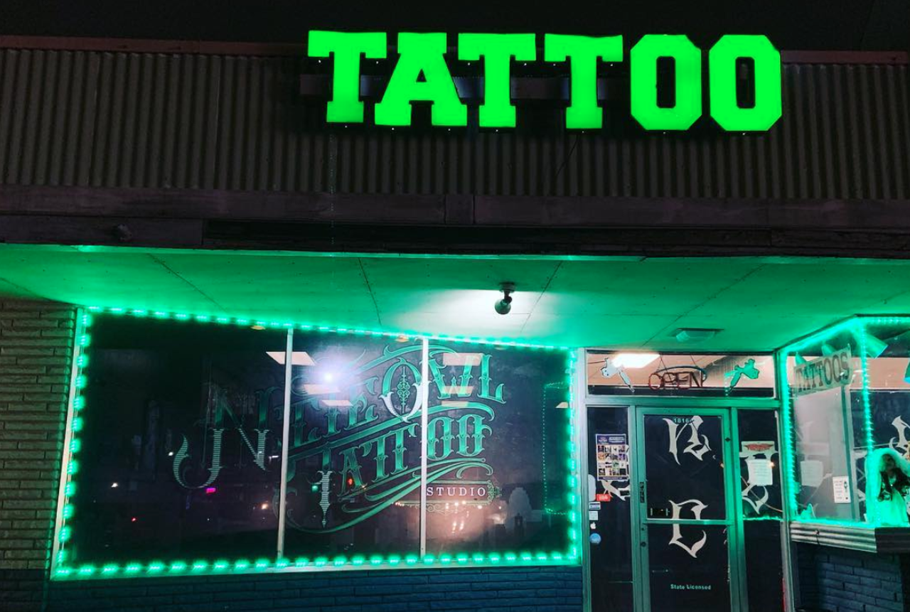 Nite Owl Tattoo Studio
Multiple locations, facebook.com
Photo via Instagram / niteowltattoostudio
