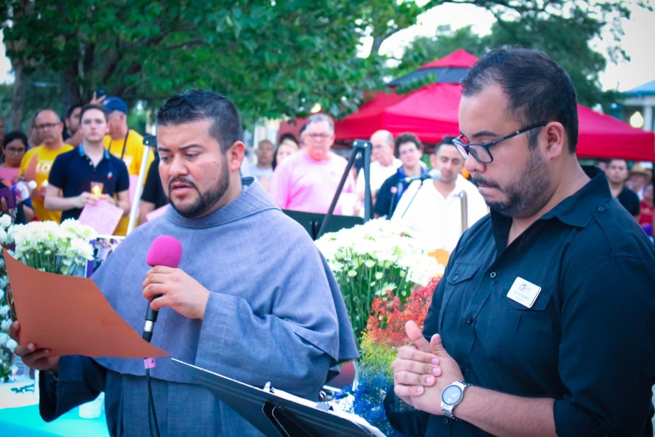 Moments from Thursday Night's Prayer Vigil for Orlando