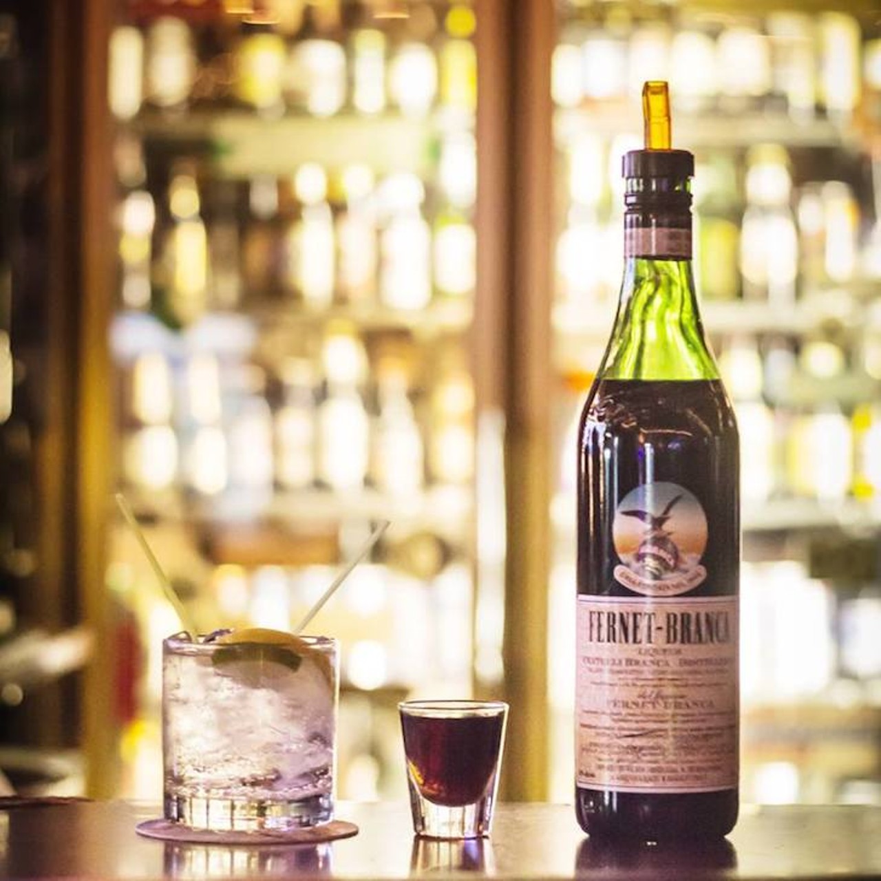 Hangout with a bartender as you down a shot of Fernet-Branca, because it tastes like disappointment feels.
Photo via Facebook (O'Leaver's)