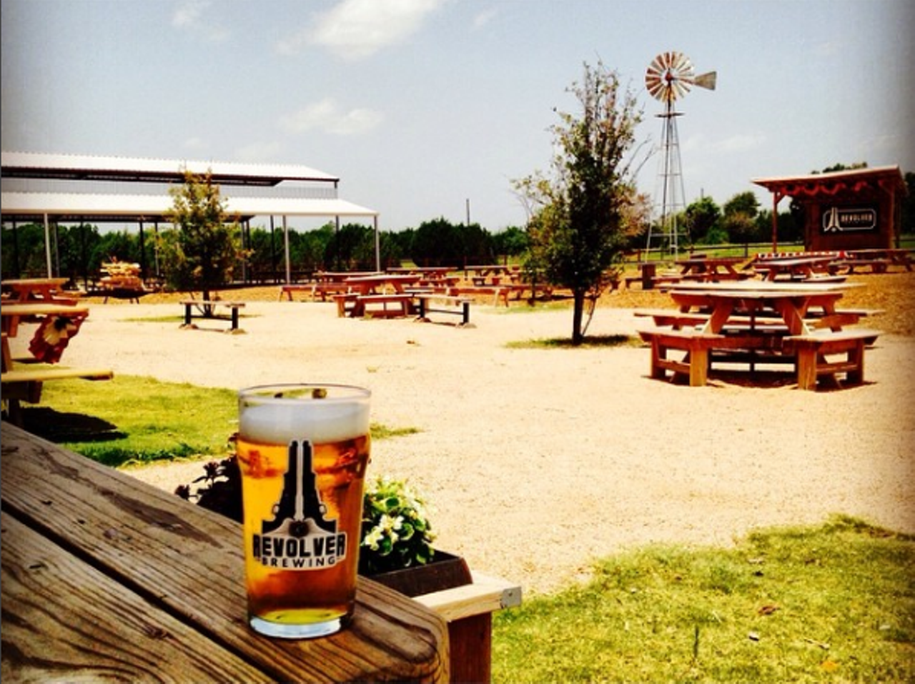 Revolver Brewing
5600 Matlock Road, Granbury, TX, (817) 736-8034, revolverbrewing.com 
This brewery offers tours, food and even live music. All that is required of you is a valid ID and a yearnin' for some learnin'. Or drinkin'. 
Photo via Instagram, revolverbrewing