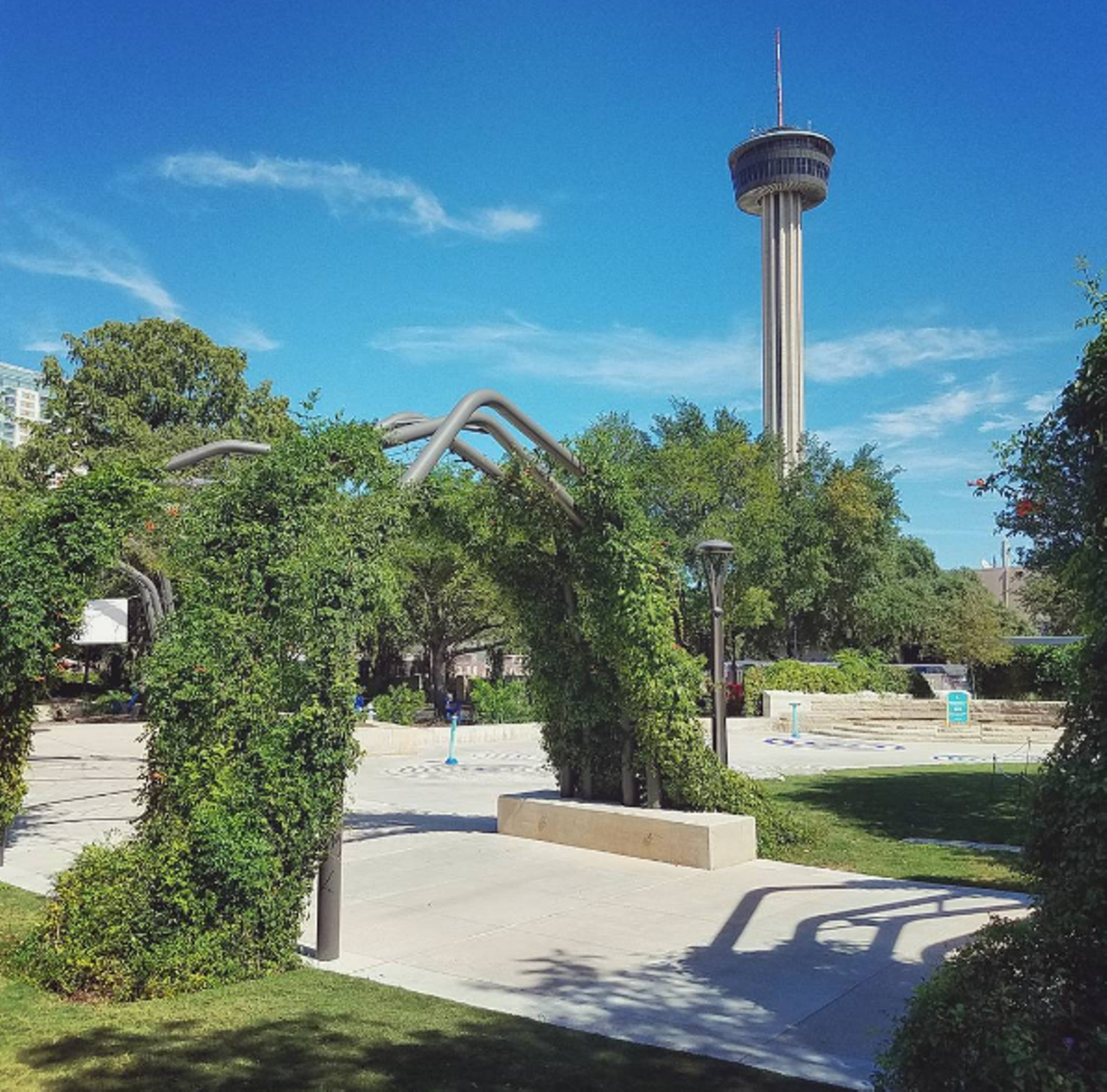 Release your inner child at the Yanaguana Gardens 
Hemisphere Park, 434 S. Alamo St.
Visit the playground and public art display at Hemisfair Park, pack a picnic or people-watch in the center of town.
Photo via Instagram, lovelulavida